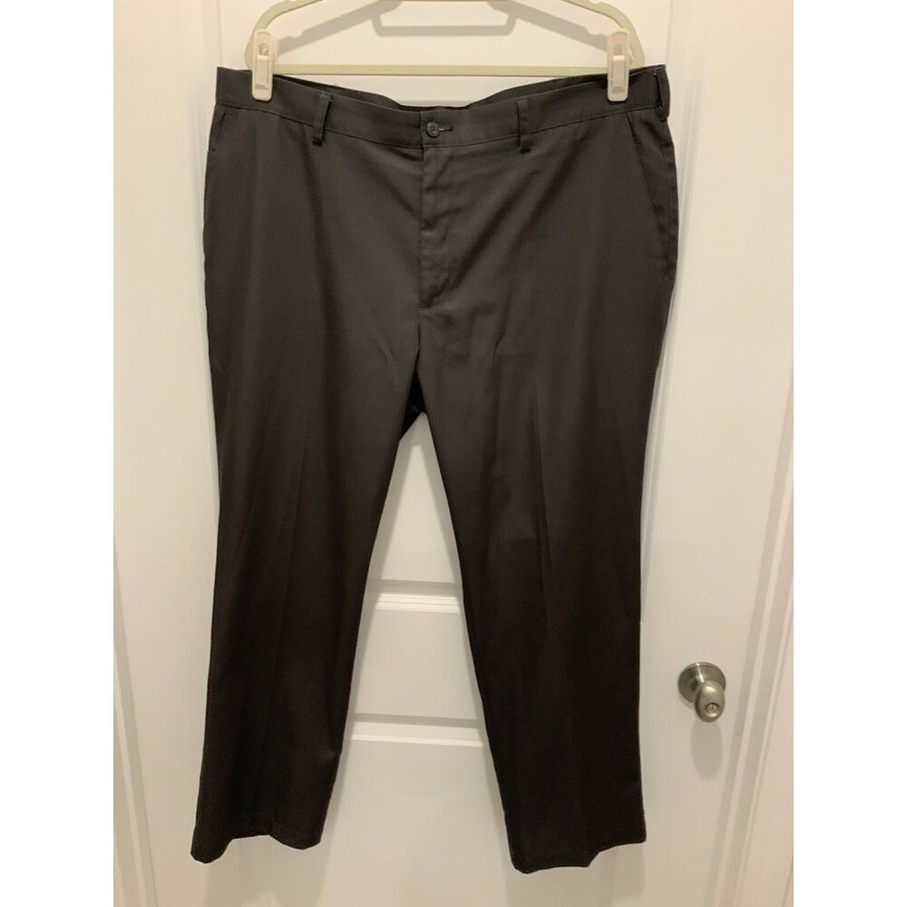 PGA Tour Pro Series Golf Pant 40x30 Men's Flat Front Brown